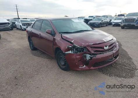 2011 Toyota Corolla Le z USA, uszkodzony, nr VIN 2T1BU4EE4BC625373